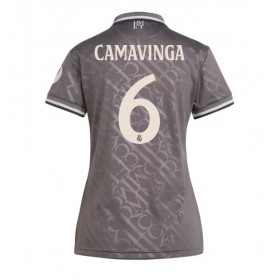 Real Madrid Eduardo Camavinga #6 Tredje Kläder Dam 2024-25 Kortärmad